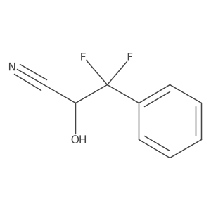 2-Hydroxy-3,3-difluoro-3-phenylpropiononitrile Structure