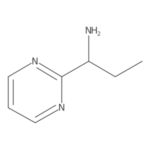 (1S)-1-(pyrimidin-2-yl)propan-1-amine结构式