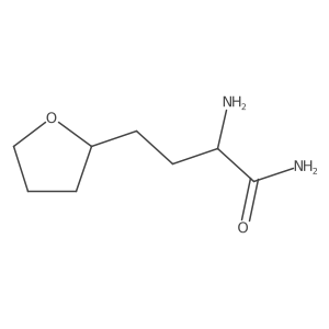 2-Amino-4-(oxolan-2-yl)butanamide Structure