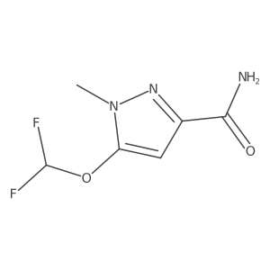 5-(difluoromethoxy)-1-methyl-1H-pyrazole-3-carboxamide Structure