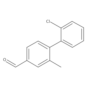 2'-Chloro-2-methyl-[1,1'-biphenyl]-4-carbaldehyde结构式