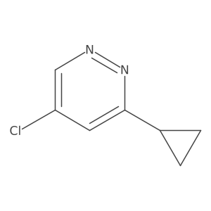 5-Chloro-3-cyclopropylpyridazine结构式
