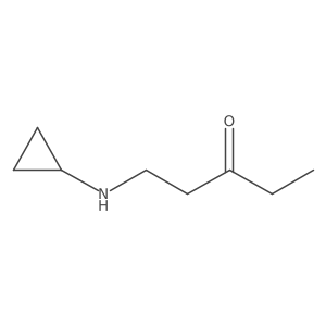 1-(Cyclopropylamino)pentan-3-one Structure