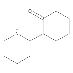 2-(Piperidin-2-yl)cyclohexan-1-one Structure