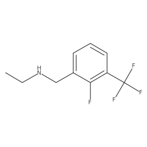 Ethyl({[2-fluoro-3-(trifluoromethyl)phenyl]methyl})amine Structure