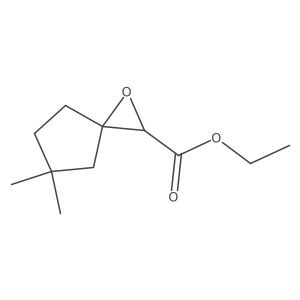 Ethyl 5,5-dimethyl-1-oxaspiro[2.4]heptane-2-carboxylate Structure