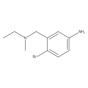 4-Bromo-3-([ethyl(methyl)amino]methyl)aniline Structure
