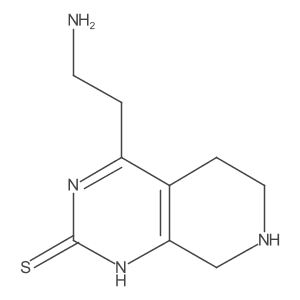 Pyrido[3,4-d]pyrimidine-2(1H)-thione, 4-(2-aminoethyl)-5,6,7,8-tetrahydro-结构式