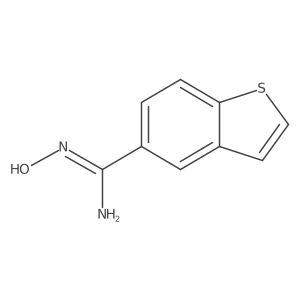 N-Hydroxybenzo[b]thiophene-5-carboximidamide Structure