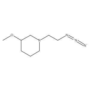 1-(2-Azidoethyl)-3-methoxypiperidine Structure