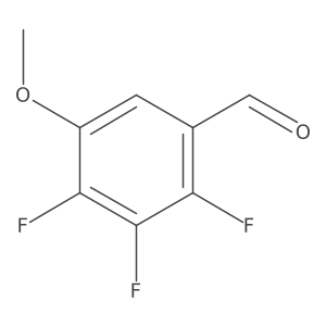 5-Methoxy-2,3,4-trifluorobenzaldehyde Structure