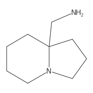 (hexahydroindolizin-8a(1H)-yl)methanamine Structure