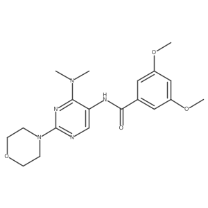 N-(4-(dimethylamino)-2-morpholinopyrimidin-5-yl)-3,5-dimethoxybenzamide Structure