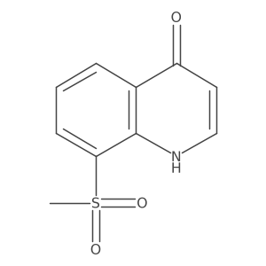 8-(Methylsulfonyl)quinolin-4-OL Structure