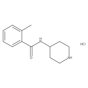 2-Methyl-N-(piperidin-4-yl)benzamide hydrochloride Structure