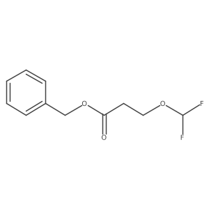 Benzyl 3-(difluoromethoxy)propanoate结构式