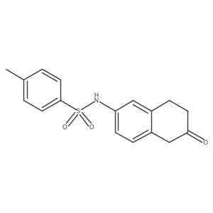 4-Methyl-N-(5,6,7,8-tetrahydro-6-oxo-2-naphthalenyl)benzenesulfonamide Structure