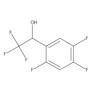 (1S)-2,2,2-trifluoro-1-(2,4,5-trifluorophenyl)ethan-1-ol Structure