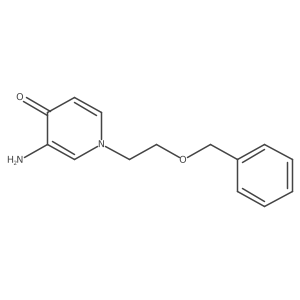 3-Amino-1-[2-(benzyloxy)ethyl]-1,4-dihydropyridin-4-one Structure