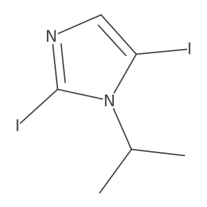 2,5-diiodo-1-isopropyl-1H-imidazole Structure