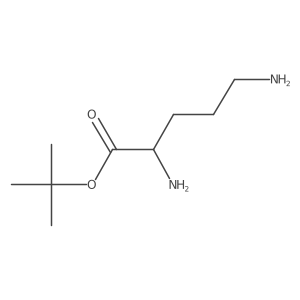 Tert-butyl 2,5-diaminopentanoate Structure