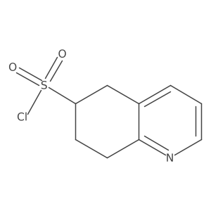5,6,7,8-Tetrahydroquinoline-6-sulfonyl chloride结构式