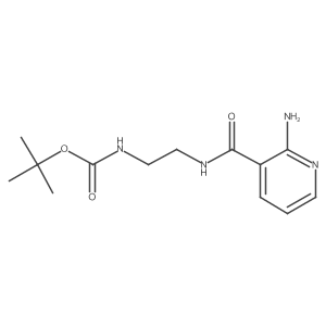 Tert-butyl (2-(2-aminonicotinamido)ethyl)carbamate Structure
