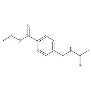 Ethyl 4-[(acetylamino)methyl]benzoate Structure