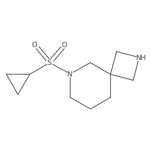 6-(Cyclopropanesulfonyl)-2,6-diazaspiro[3.5]nonane Structure