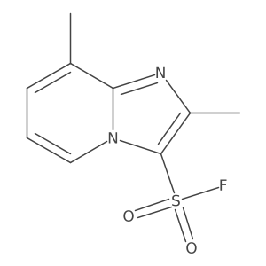 2,8-Dimethylimidazo[1,2-a]pyridine-3-sulfonyl fluoride结构式
