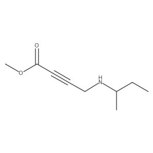 Methyl 4-[(butan-2-yl)amino]but-2-ynoate结构式