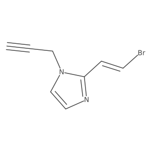 2-(2-bromoethenyl)-1-(prop-2-yn-1-yl)-1H-imidazole Structure
