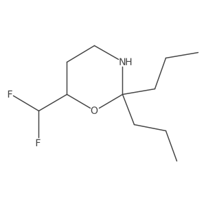 6-(Difluoromethyl)-2,2-dipropyl-1,3-oxazinane Structure