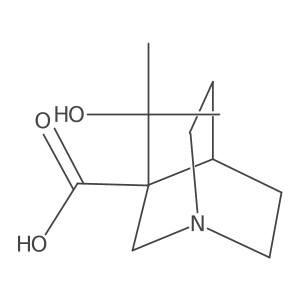 3-(2-Hydroxypropan-2-yl)-1-azabicyclo[2.2.2]octane-3-carboxylic acid Structure