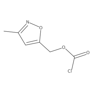 (3-Methyl-1,2-oxazol-5-yl)methyl chloroformate结构式