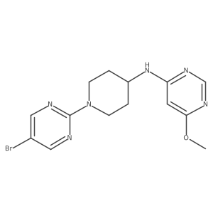 N-[1-(5-bromopyrimidin-2-yl)piperidin-4-yl]-6-methoxypyrimidin-4-amine Structure
