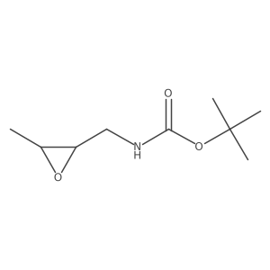 tert-butyl N-[(3-methyloxiran-2-yl)methyl]carbamate结构式