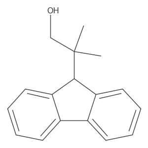 2-(9H-fluoren-9-yl)-2-methylpropan-1-ol Structure
