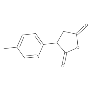 3-(5-Methylpyridin-2-yl)oxolane-2,5-dione结构式