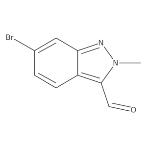6-bromo-2-methyl-2H-indazole-3-carbaldehyde结构式