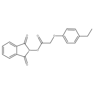 1,3-dioxo-2,3-dihydro-1H-isoindol-2-yl 2-(4-ethylphenoxy)acetate Structure