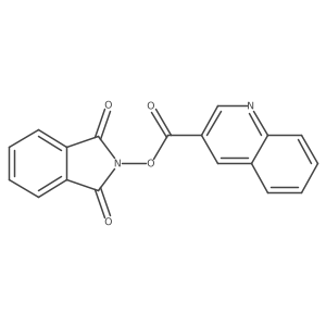 1,3-dioxo-2,3-dihydro-1H-isoindol-2-yl quinoline-3-carboxylate Structure
