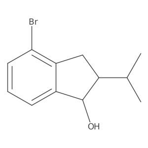 4-bromo-2-(propan-2-yl)-2,3-dihydro-1H-inden-1-ol Structure