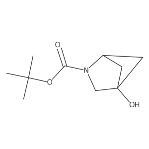 tert-Butyl 4-hydroxy-2-azabicyclo[2.1.1]hexane-2-carboxylate结构式