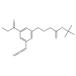 Methyl 3-azido-5-{[2-(tert-butoxy)-2-oxoethoxy]methyl}benzoate Structure