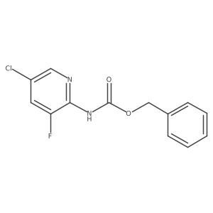 benzyl N-(5-chloro-3-fluoropyridin-2-yl)carbamate Structure