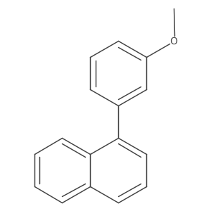 1-(3-Methoxyphenyl)naphthalene Structure