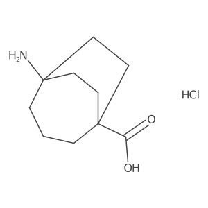 5-Aminobicyclo[3.2.2]nonane-1-carboxylic acid hydrochloride结构式