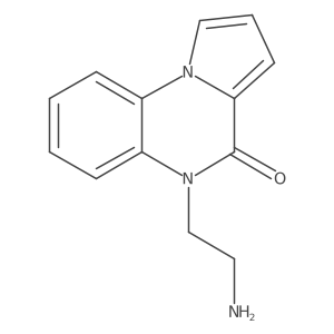5-(2-aminoethyl)pyrrolo[1,2-a]quinoxalin-4(5H)-one Structure