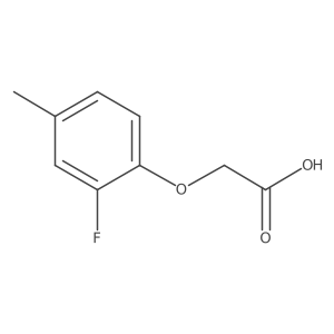 2-(2-Fluoro-4-methylphenoxy)-acetic acid Structure